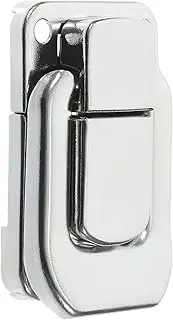 Tofficu 3Pcs Stainless Steel Hook Locks for Luggage Crossbody Bags Storage Boxes Durable Water Resistant Bag Latches for Travel Cabinets Furniture Electroplated