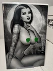 Zirty Girls Lily Munster Risque Tats Virgin Variant Signed Nathan Szerdy NM+