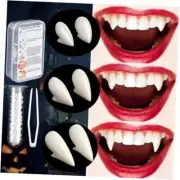 Vampire Teeth Fangs, Halloween Vampire Accessories Realistic Vampire X-Large