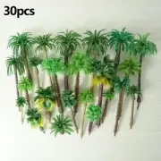 Model Trees Palm 30pcs Coconut Palm Layout Micro Landscape Mixed Plastic