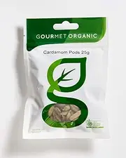 Gourmet Organic Cardamom Pods Sachet 20 g