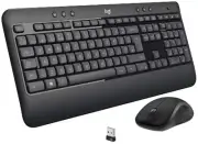 Logitech MK540 Advanced wireless keyboard and mouse set, 2.4 GHz wireless connec