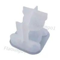 在飛比找蝦皮購物優惠-Flgo* DIY樹脂水晶滴膠模具卡通3D小熊手機座鑄造矽膠