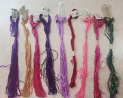 Lot of Antique Richardson's Grecian Silk & Fio Silk Floss Thread 9 Skeins