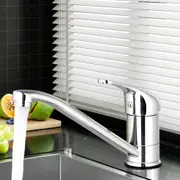 1X Cefito Kitchen Tap Mixer Tap Long Spout Sink Faucet Basin Laundry Chrome