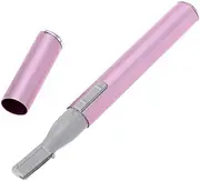 BATHVEVE Professional Eyebrow Trimmer for Women Lightweight Hair Remover Razor with Comb for Facial Hair Removal Pink