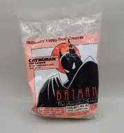 1993 McDonald's Happy Meal Toy Batman Series Catwoman with Leopard - NIP Sealed