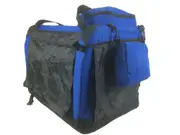 YES4PETS XL Foldable Pet Dog Puppy Cat Soft Crate With Curtain-Blue