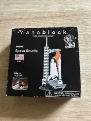 Nanoblock Space Shuttle Micro-Sized Building Block 580+ Pcs NBH-014 Limited Edit