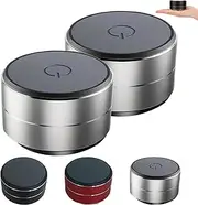 Buzzgo Speaker, Buzzgo Bluetooth Mini Speaker Bone Conduction, Stereo Bass Portable Small Wireless, with Suction Cup for Bathroom Outdoor (2silver)