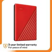 WD MY PASSPORT 2TB RED Portable Hard Drives