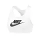 NIKE 女運動內衣-DRI FIT 瑜珈 運動背心 BRA 慢跑 路跑 訓練 DM0580-100 白黑