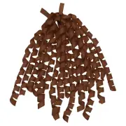 12 Count 6" Large Curly Bows for Gift Wrapping Curling Ribbon Brown