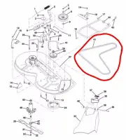 DECK BELT 36" AYP1236C WP1036A T1136B FLYMO LT10/36 LT1036 WEED EATER POULAN