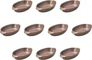 Set of 10, Small Oval Tea Au Gratin [7.4 x 4.3 x 1.4 inches (18.7 x 11 x 3.6 cm)] | Setomonohonpo