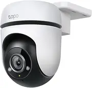 TP-Link Tapo Pan/Tilt Outdoor Home Security WiFi Camera, Wireless, 1080p, 360°, IP65, Night Vision, Sound Alarm, Two-Way Audio, Smart Person & Motion Detection, Privacy Mode, SD Card Slot (Tapo C500)