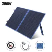 SARONIC 12V 300W Folding Solar Panel Kit Mono Shingled ETFE Caravan Camping RV