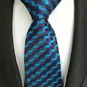 Men's Business tie Blue Black tie tie