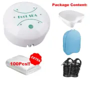 Ion Toxins Fatigue Swellon Reduce Chi Aqua Cleanse Ionic Foot Bath Detox Kit