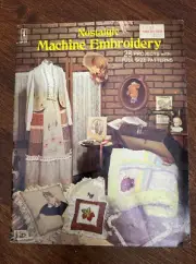 Craft Course "Nostalgic Machine Embroidery" Quilting Book 1980 OOP SP-24 Sewing