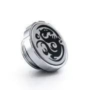 Bitspower Artemis Stop Fitting with Magnetic Logo, Silver Shining, 4-pack