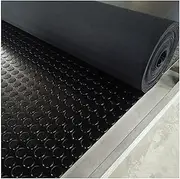 3 MM Thickness Black Commercial-Grade Heavy Duty Parking Mats for Garage Floors, Gym Factory Basement Trailer Flooring, Garage Floor Mats for Under Car (Size : 1.8 Meter x 3 Meter/5.9ft x