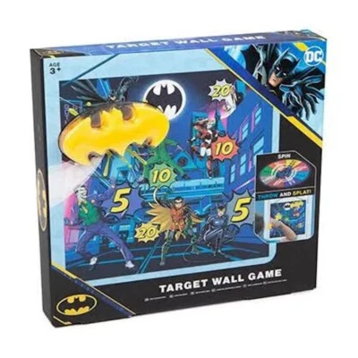 Batman Batarang Target Aiming & Throwing Splat Game Wall Poster Childrens Toy