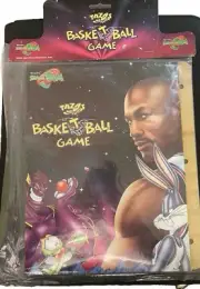 Sealed Space Jam Tazos Basketball Game - Michael Jordan Folder Collector Album