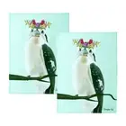 IDC Homewares Set of 2 Christopher Vine Design Tea Towels Kookaburra