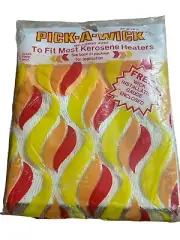 Kerosene Heater Replacement Wick PICK-A-WICK NEW Vintage PW 06