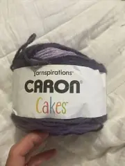 Yarnspirations Caron Cakes Acrylic Wool Self Striping Bumbleberry Purple Acc376