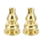 Coil Incense Holder 2pcs Brass Incense Stick Holder Burner Base 0.63"x1.02"