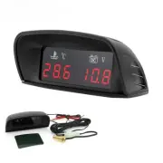 Digital Water Temperature Gauge+Volt Water Temperature Sensor 10mm2in1 Gauge Car