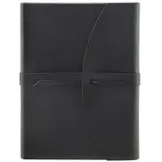 Lantern Studios A5 Wrap Journal/Notebook Writing Paper Diary Stationery Black