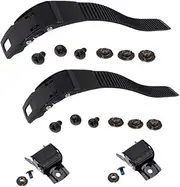 Grneric Roller Skate Strap, 2 Set Replacement Inline Roller Skate Shoes Energy Strap Buckles with Screws Suit for Men Women Kids Outdoor Skating Parts