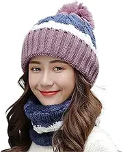 Winter Hat Beanie Hat Knitted Beanie Hat For Women, Soft Stretch Skull Cap Ski Hats Winter Beanie Winter Cap