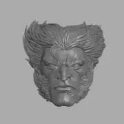 Wolverine Uncanny X-Men v1 custom head for Marvel Legends & other action figures