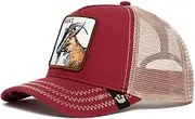 [MsLuLA] Goat Men Sports Baseball Cap Comfortable Snapback Adjustable Mesh Sports Hat