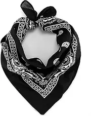 [Generic] Headbands Cowboy Handkerchiefs for Men and Women Multi-Purpose Head Wrap Neck Scarf