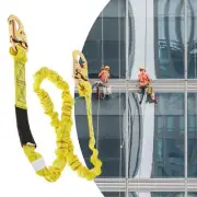 Safe Lanyard with Carabiner Hook Yellow 23kN Equipment Versatile Outdoor Safe