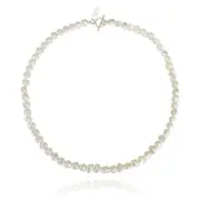 Culturesse Melody 40cm Freshwater Pearls Solid Italian Silver Necklace Fashion