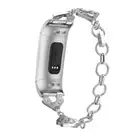 StrapsCo Alloy Metal Watch Band Strap Jewellery Bracelet for Fitbit Charge 3