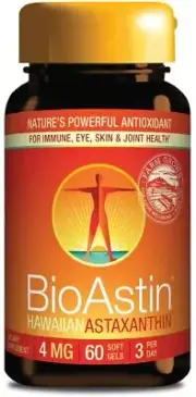 BioAstin (Astaxanthin) 4 mg 60 Caps By Nutrex Hawaii