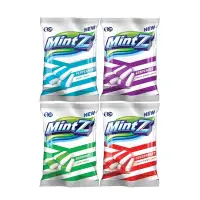 在飛比找蝦皮購物優惠-印尼原裝進口 商超熱賣 食品 MintZ薄荷味 軟糖 潤-糖