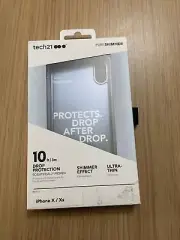 Tech21 Case For iphone Apple X Xs Blue Shimmer Protection Cover