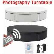 360° Electric Rotating Display Stand Photography Turntable Show Holder + Remote