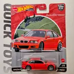 ◤玩具快克◢ HOT WHEELS 風火輪 汽車文化 玩命關頭 精裝 膠胎 寶馬 BMW M3 E46