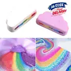 Rainbow Cloud Ball Bath Bomb Essential Oil Skin Care Effervescent Bath Salt Ball