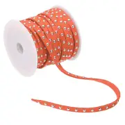 16.4ft Studded Faux Suede Cord Rope for Jewelry Making, Dark Yellow Silver