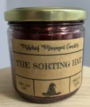 Harry Potter: The Sorting Hat Candle By Mischief Managed Glass Votive Texas Made